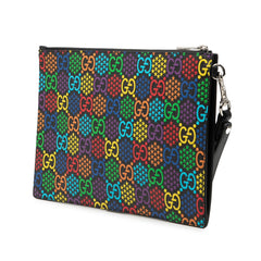 Gucci GG Supreme Psychedelic Zip Clutch