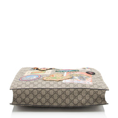 Gucci GG Supreme Soft Vertical Courrier Tote