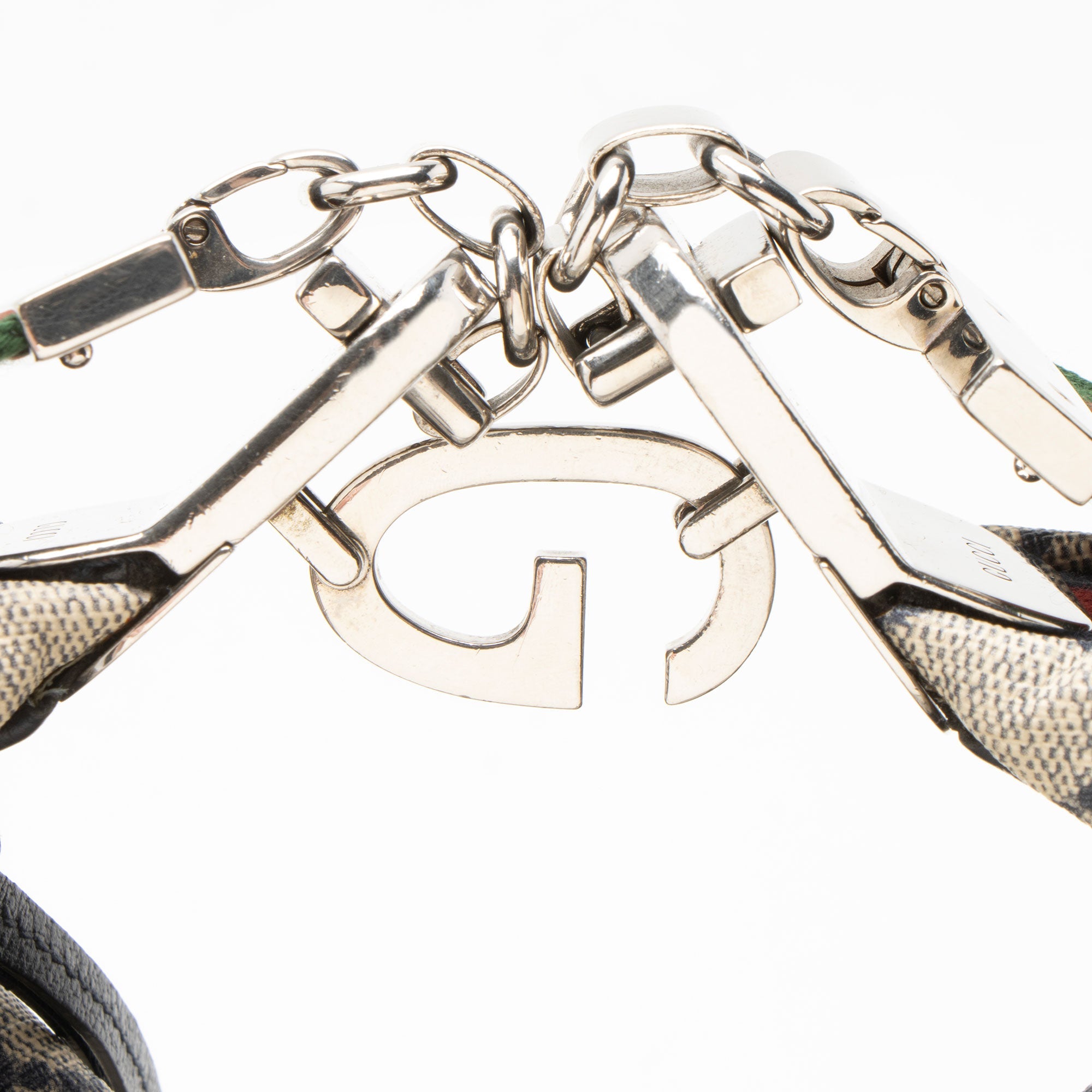 Gucci GG Supreme Web Attache Large Shoulder Bag