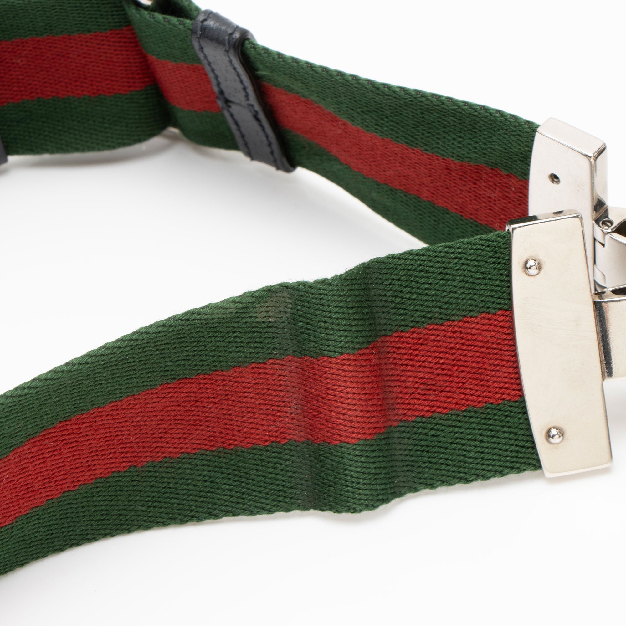 Gucci GG Supreme Web Attache Large Shoulder Bag