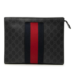 Gucci GG Supreme Web Clutch