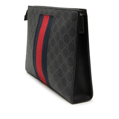 Gucci GG Supreme Web Clutch