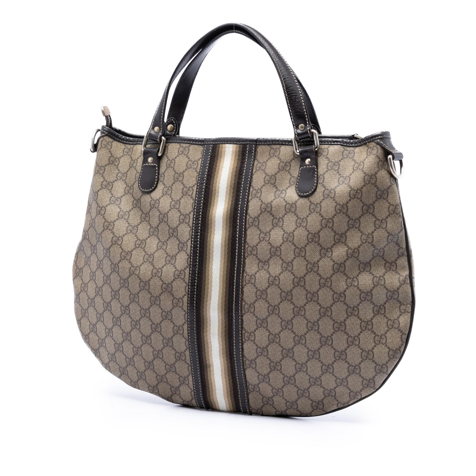 Gucci GG Supreme Web Hobo