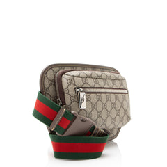 Gucci GG Supreme Web Ophidia Zip Small Belt Bag