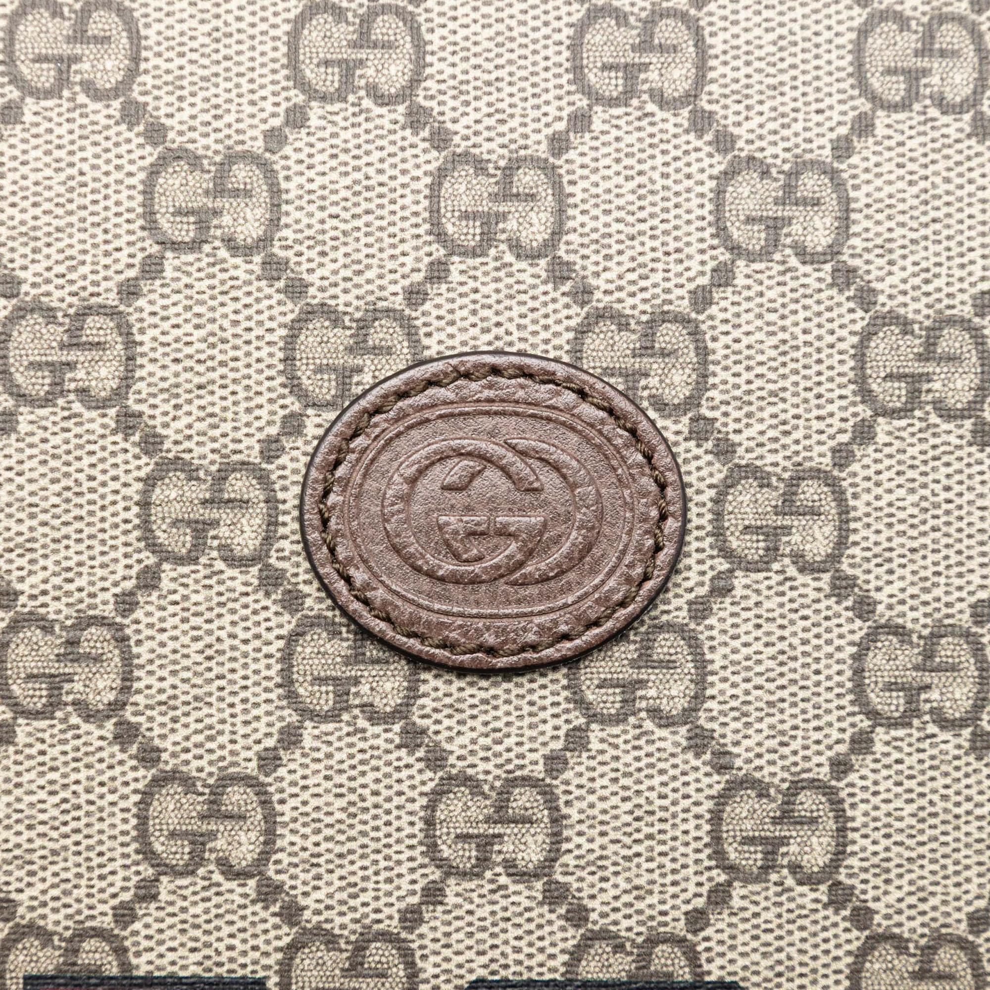 Gucci GG Supreme Web Tiger Satchel