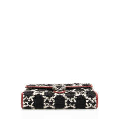 Gucci GG Tweed Dionysus Chain Wallet