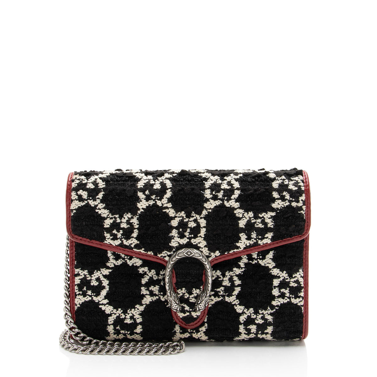 Gucci GG Tweed Dionysus Chain Wallet