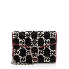 Gucci GG Tweed Dionysus Chain Wallet