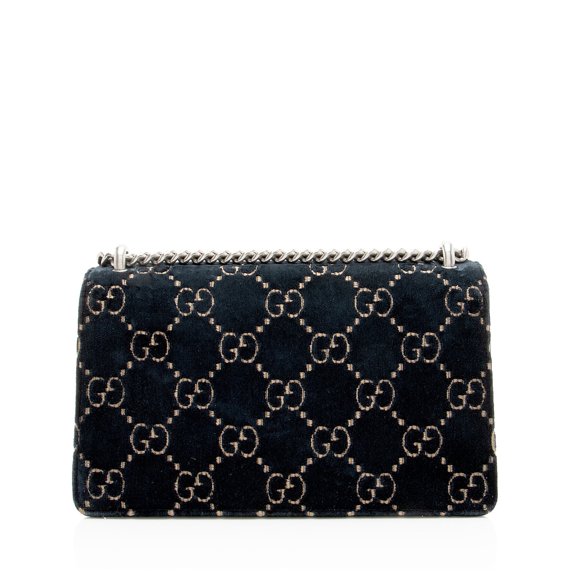 Gucci GG Velvet Crystal Dionysus Medium E/W Shoulder Bag