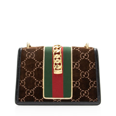 Gucci GG Velvet Sylvie Small Shoulder Bag