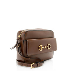 Gucci Glazed Calfskin Horsebit 1955 Small Shoulder Bag