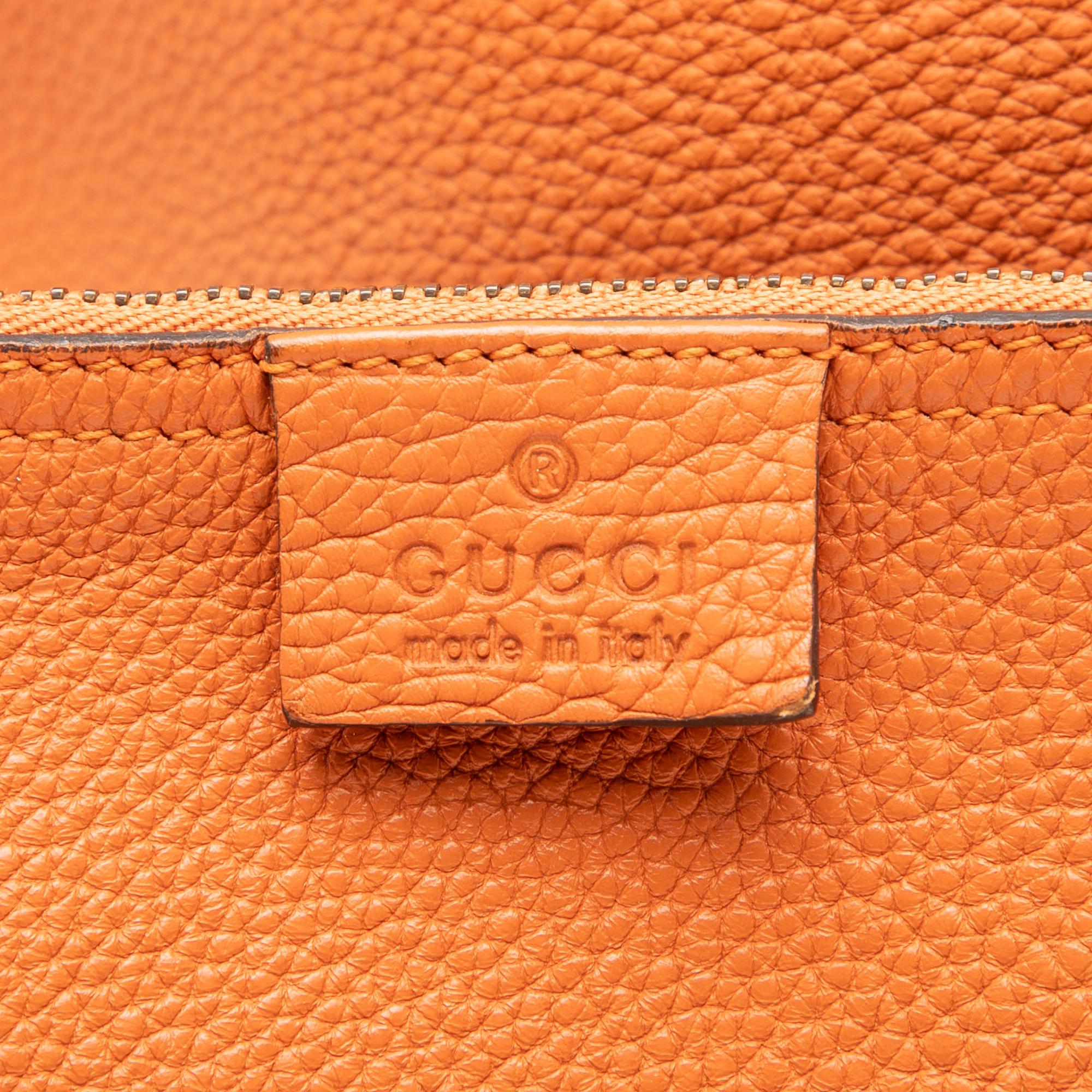 Gucci Grained Calfskin Soft Jackie Bucket Bag