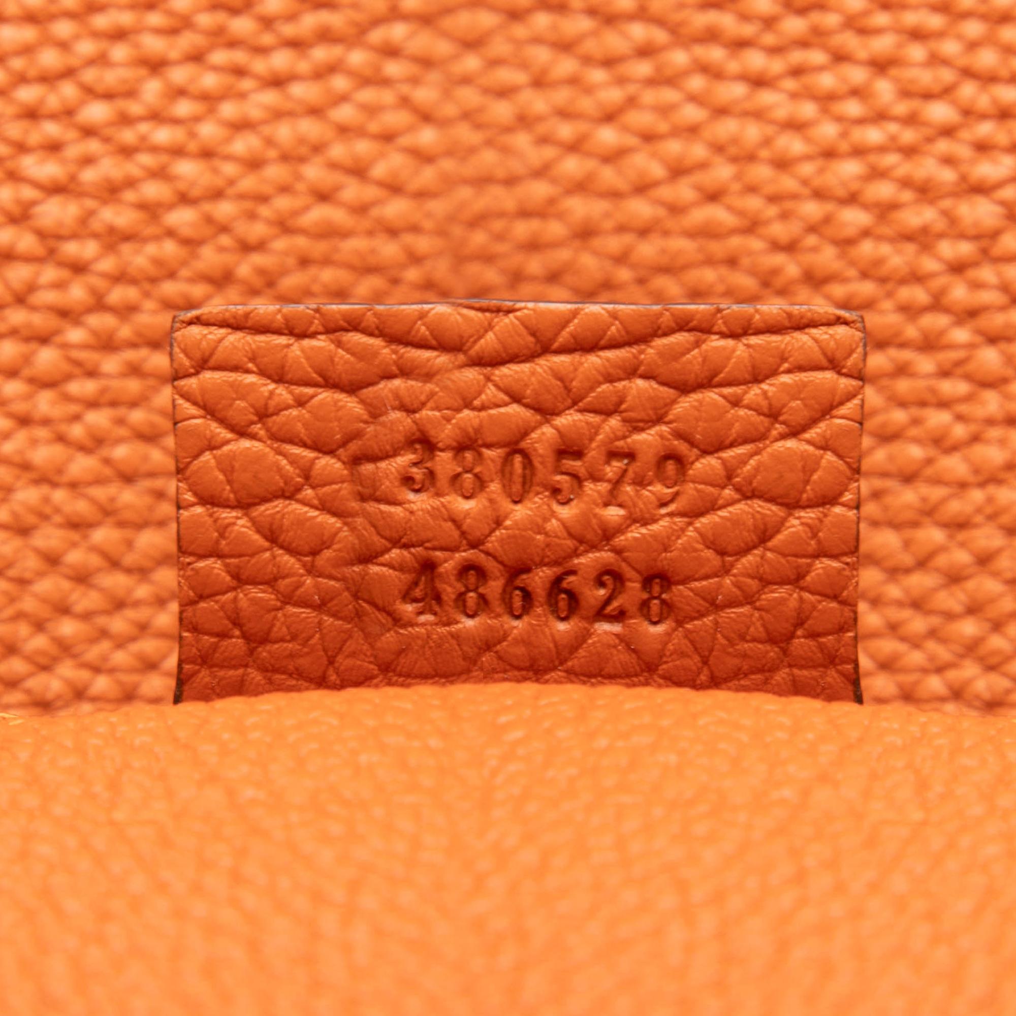 Gucci Grained Calfskin Soft Jackie Bucket Bag