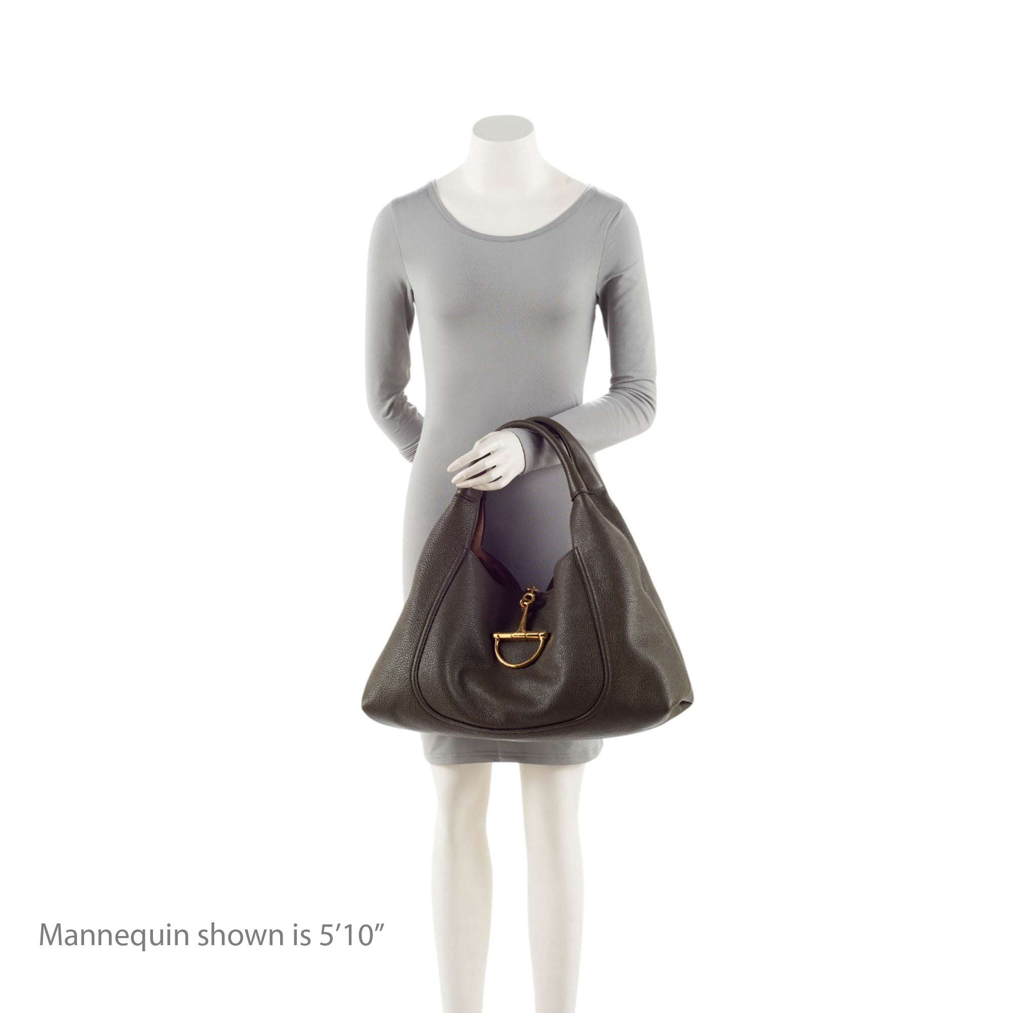 Gucci Grained Calfskin Softbit Maxi Hobo