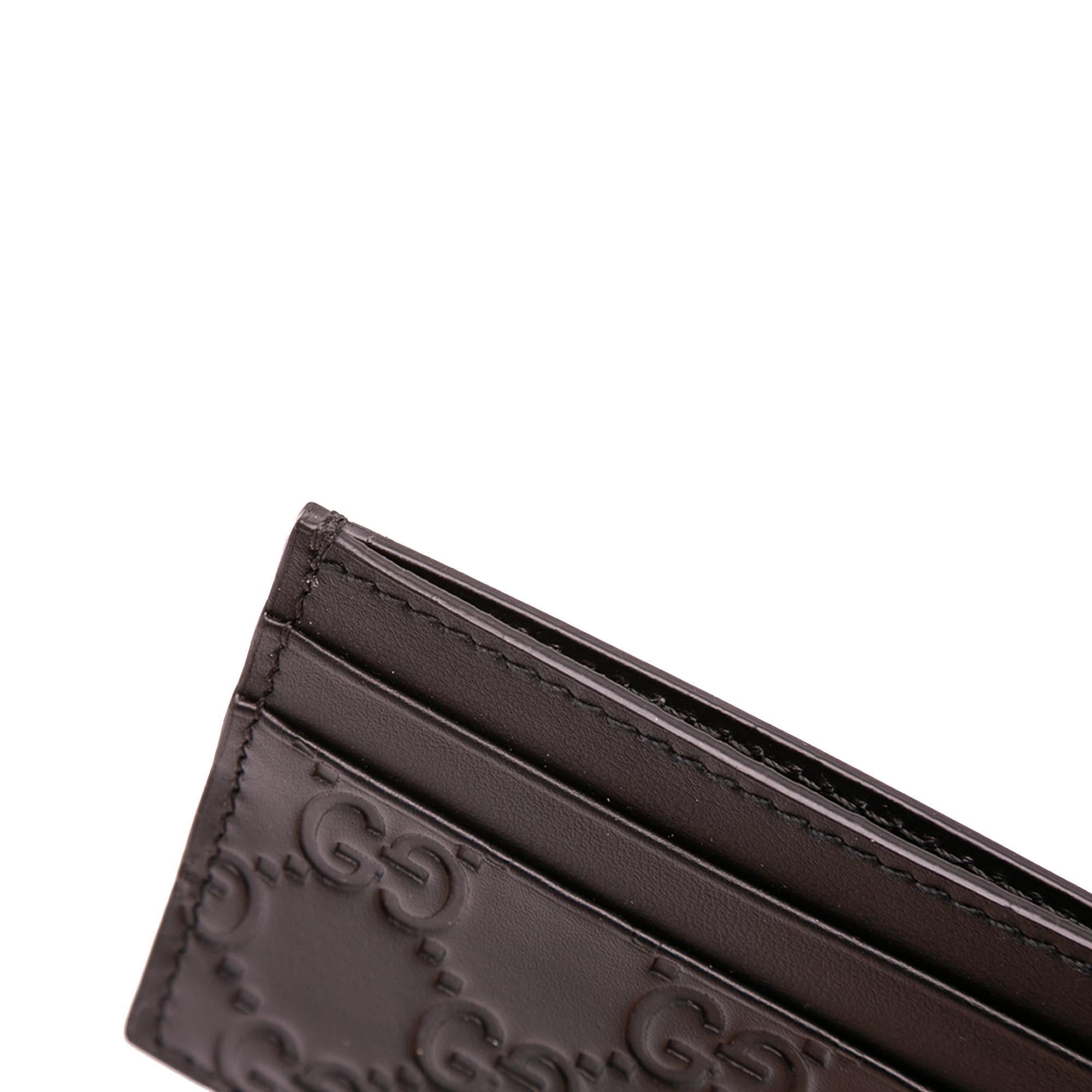 Gucci Guccissima Card Holder