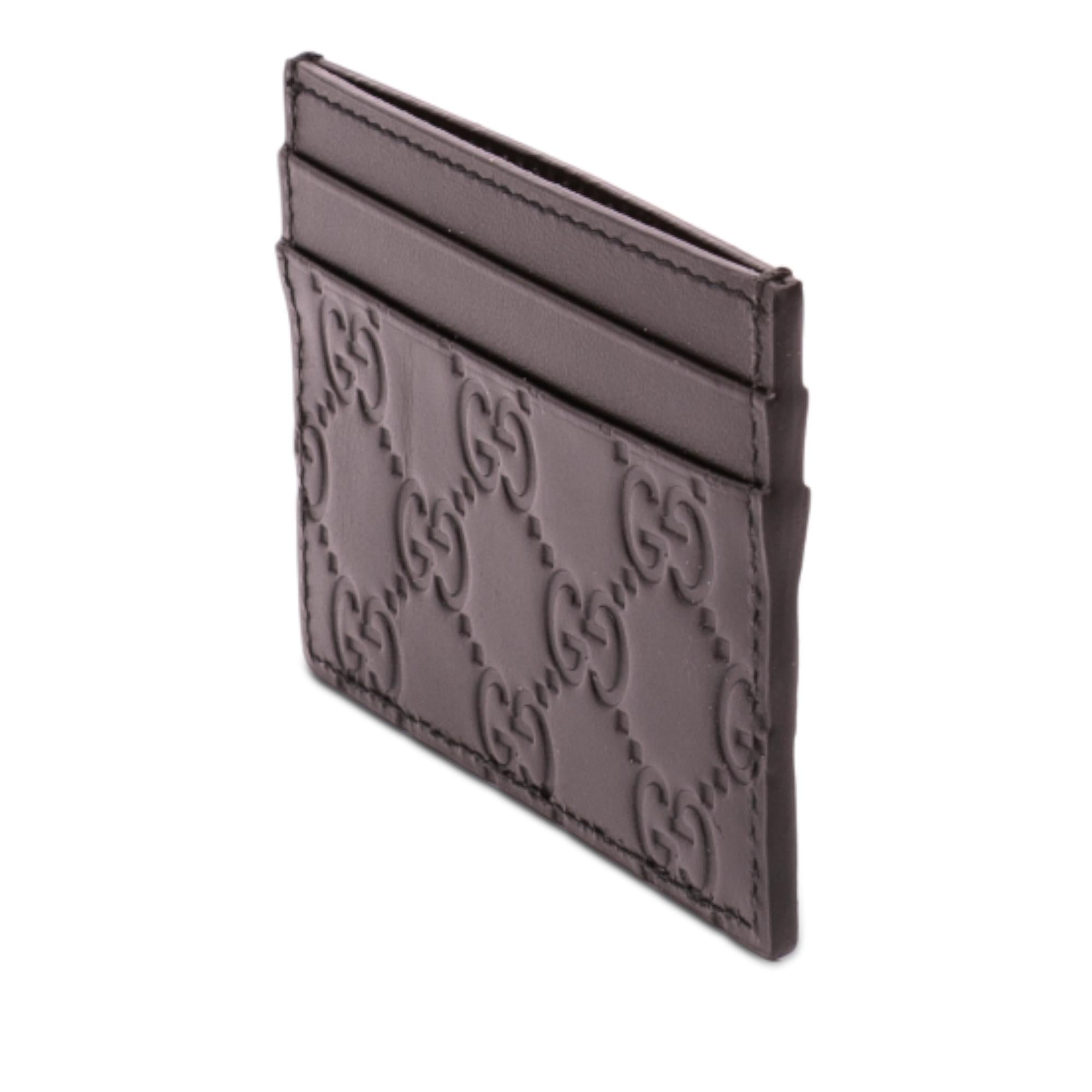 Gucci Guccissima Card Holder