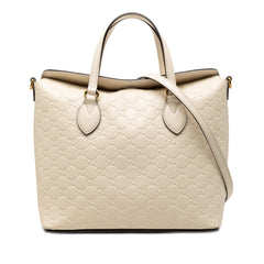 Gucci Guccissima Linea A Fold Over Satchel
