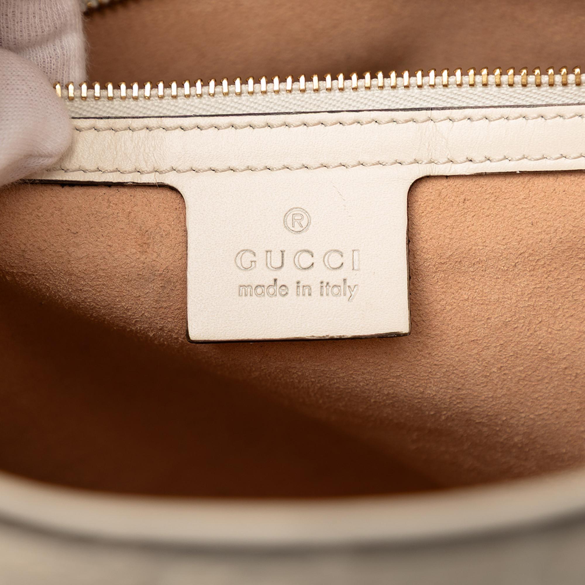 Gucci Guccissima Linea A Fold Over Satchel