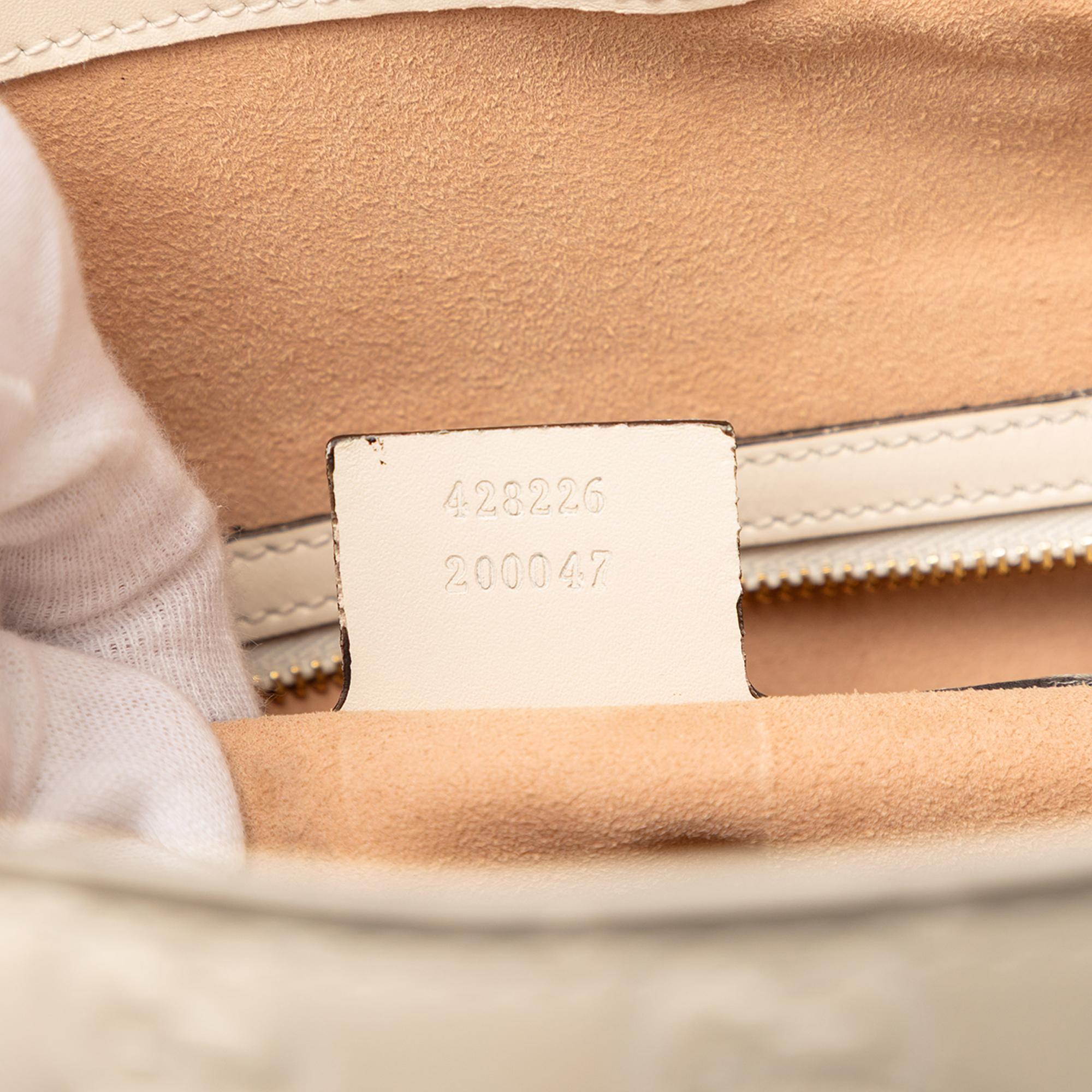 Gucci Guccissima Linea A Fold Over Satchel