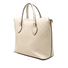 Gucci Guccissima Linea A Fold Over Satchel