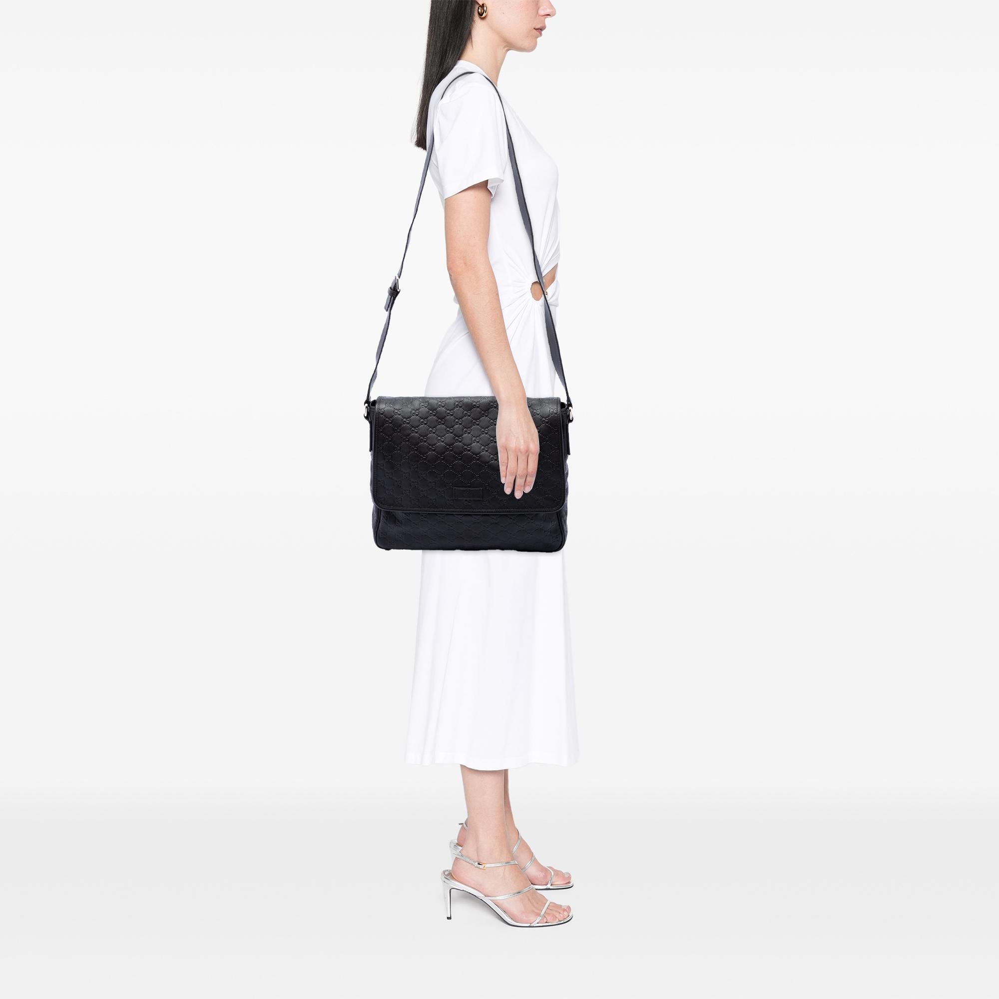 Gucci Guccissima Messenger Bag