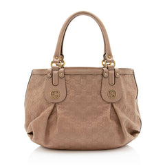 Gucci Guccissima Studded Scarlett Medium Tote