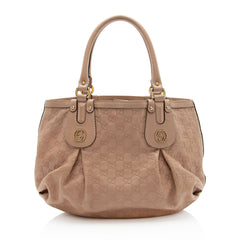 Gucci Guccissima Studded Scarlett Medium Tote