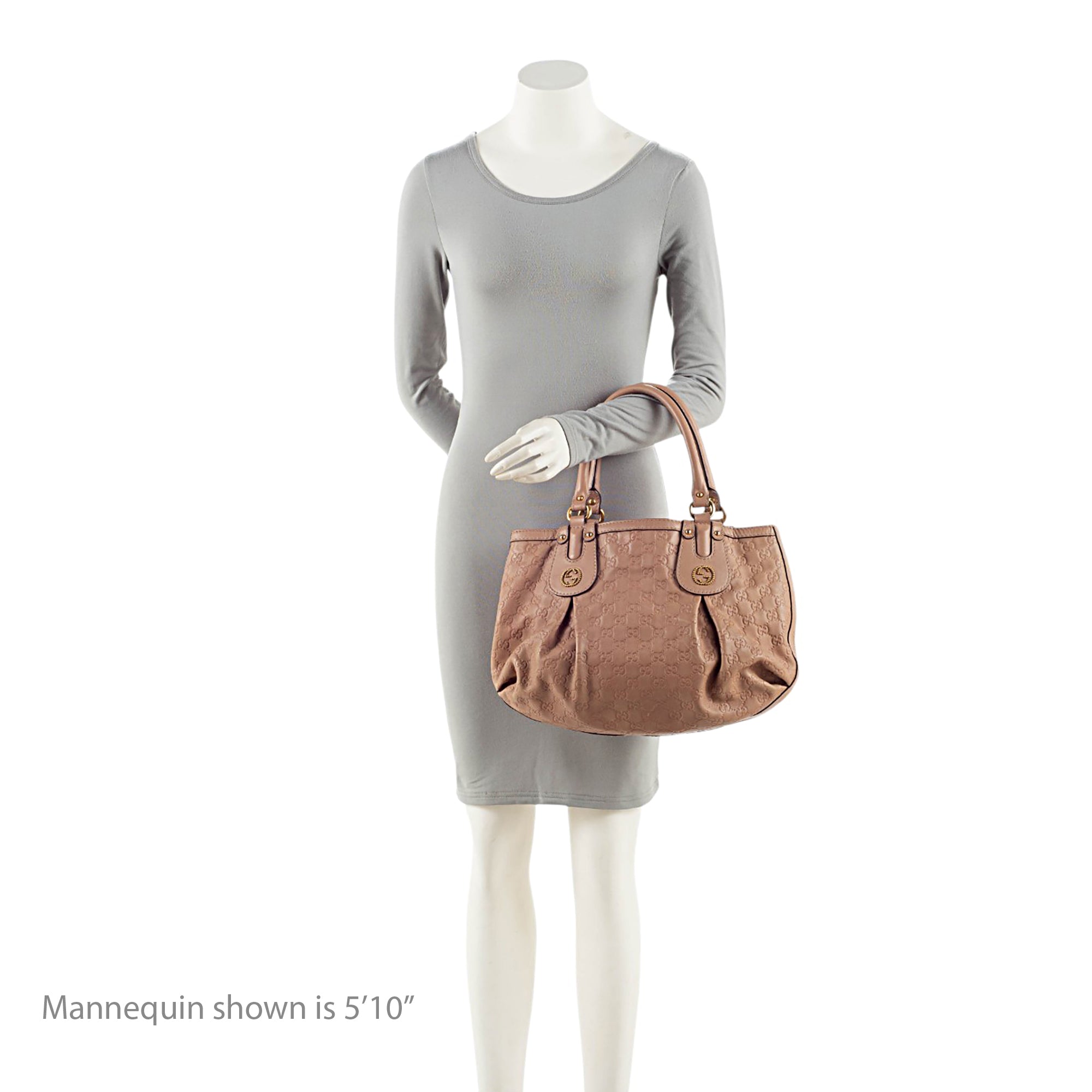 Gucci Guccissima Studded Scarlett Medium Tote