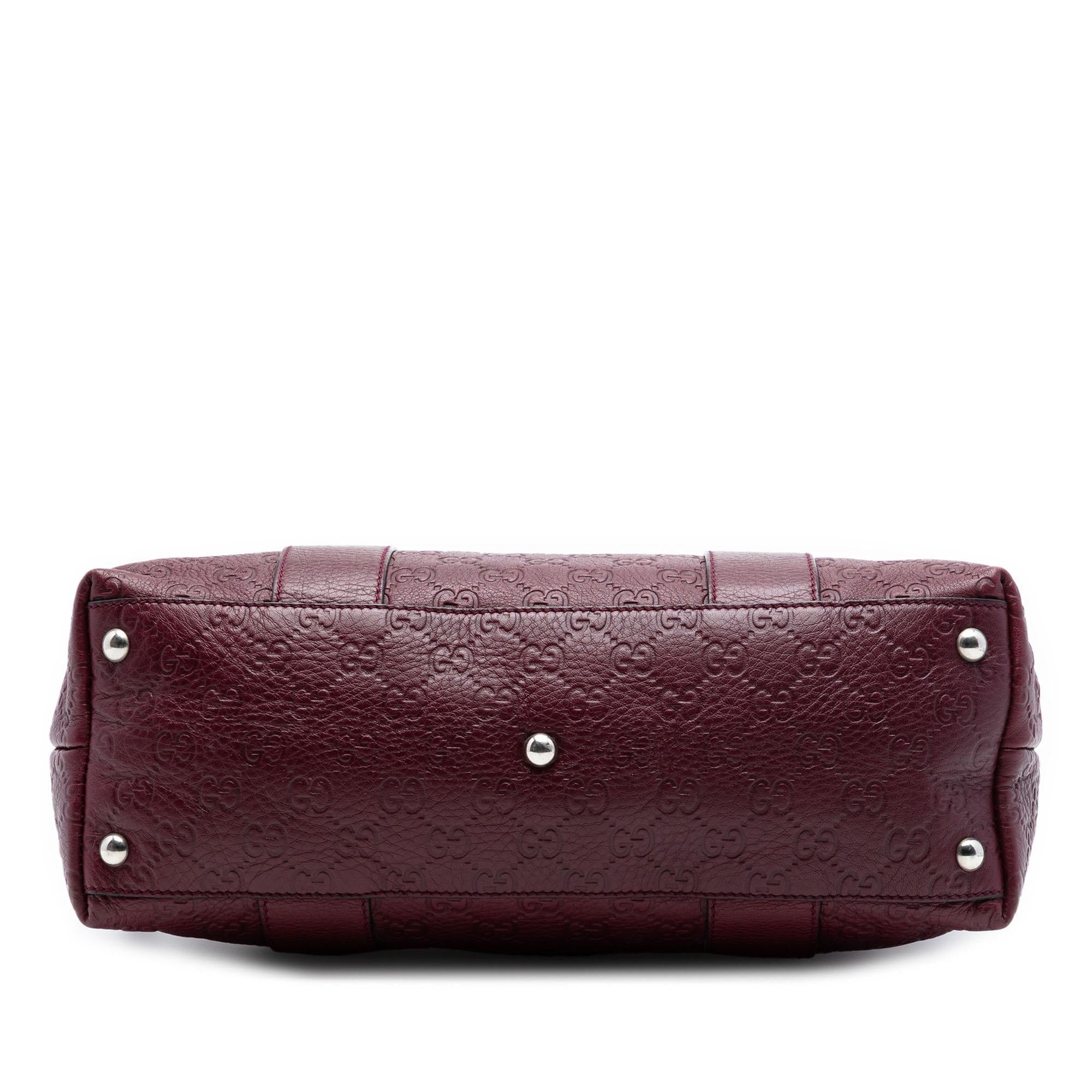 Gucci Guccissima Tender Bamboo Bar Tote