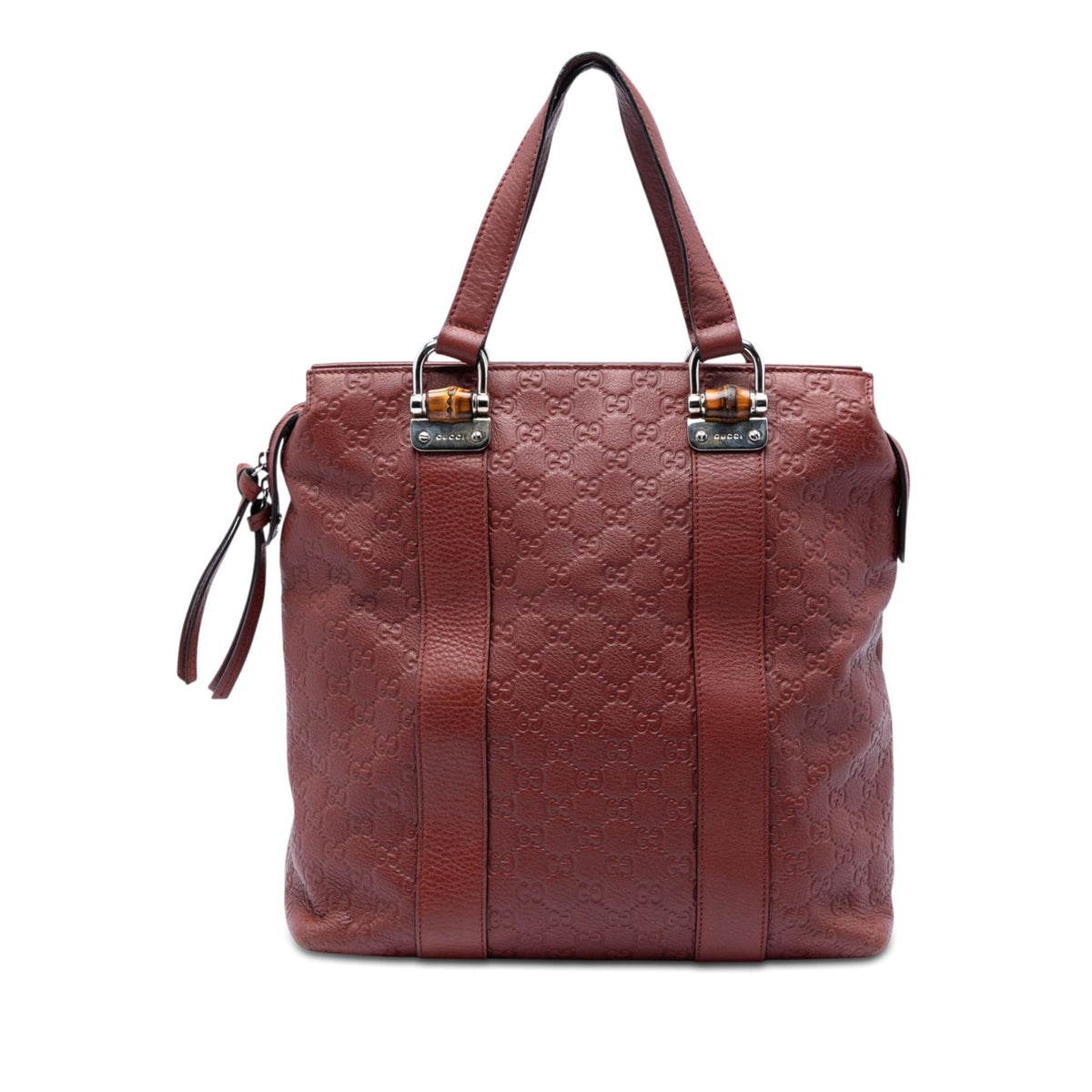 Gucci Guccissima Tender Bamboo Bar Tote
