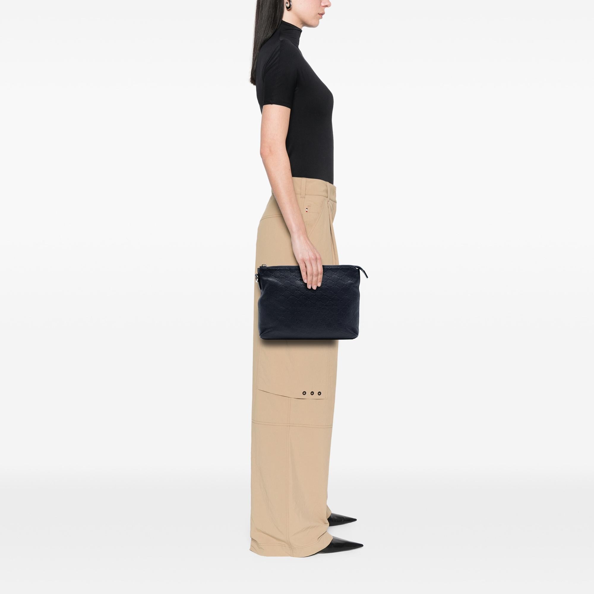 Gucci Guccissima Wristlet Clutch