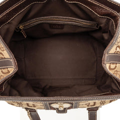 Gucci Horsebit Canvas Web Treasure Handbag