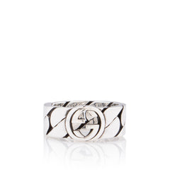 Gucci Interlocking G Chain Ring - Size 7 1/2