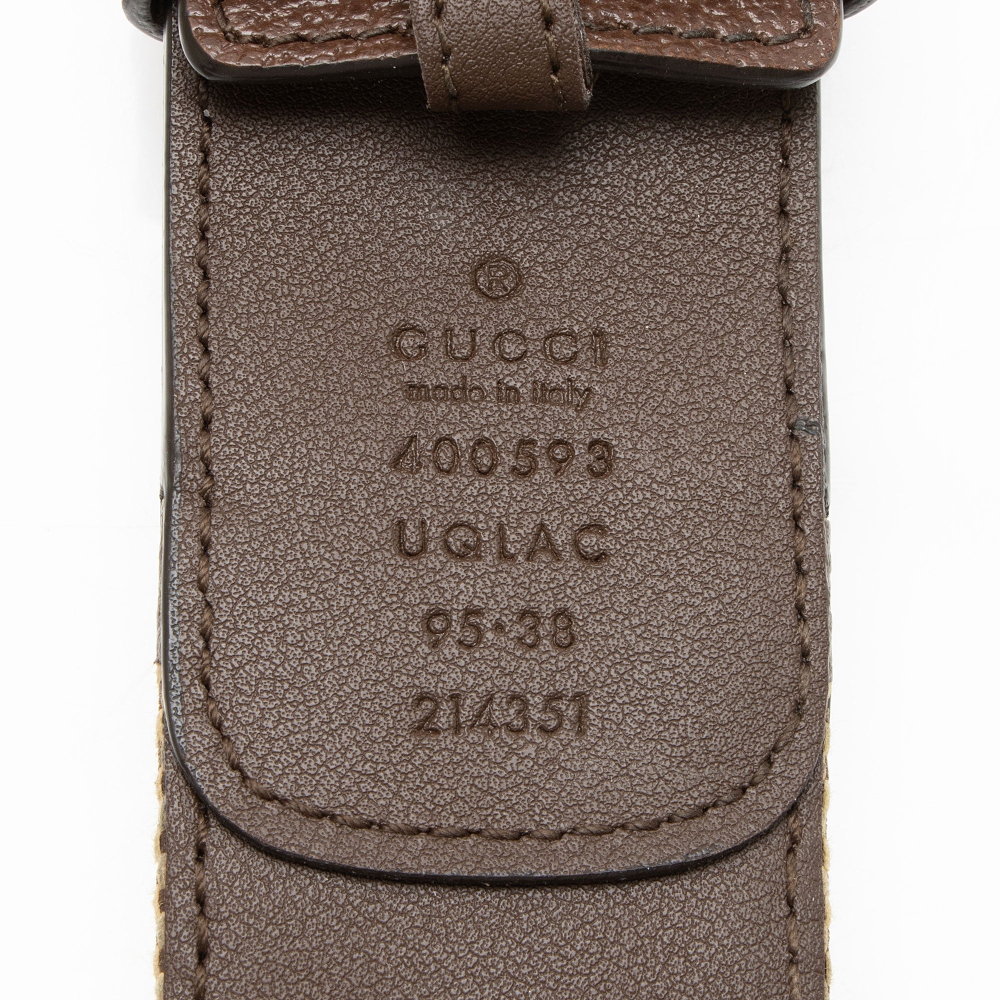 Gucci Jumbo GG Canvas GG Marmont Belt - Size 38 / 95
