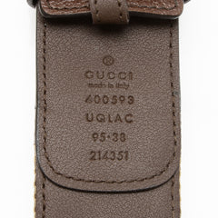 Gucci Jumbo GG Canvas GG Marmont Belt - Size 38 / 95