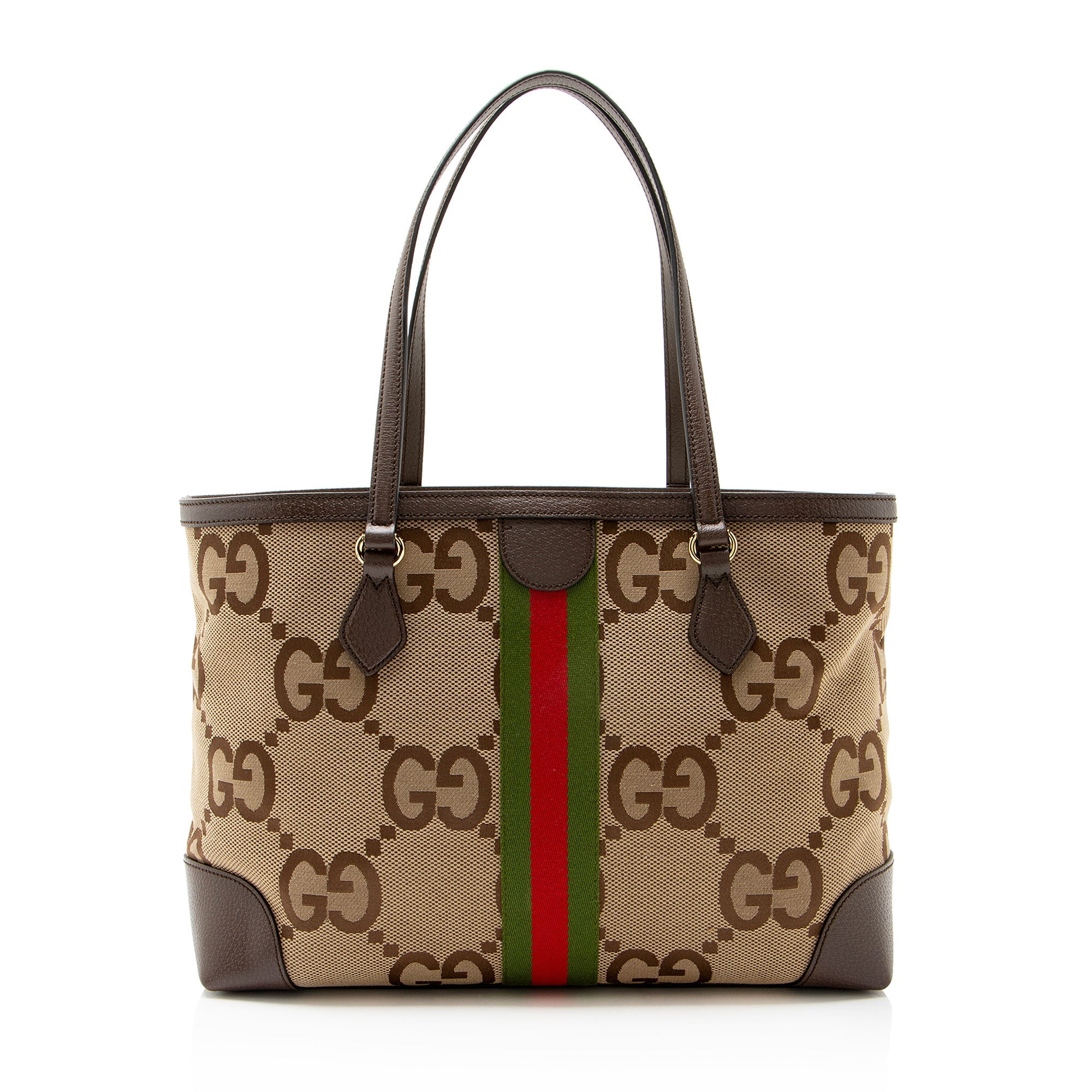 Gucci Jumbo GG Canvas Ophidia Large Shopping Tote