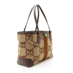 Gucci Jumbo GG Canvas Ophidia Large Shopping Tote