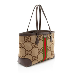 Gucci Jumbo GG Canvas Ophidia Large Shopping Tote