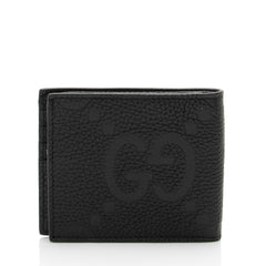 Gucci Jumbo GG Embossed Leather Bifold Wallet