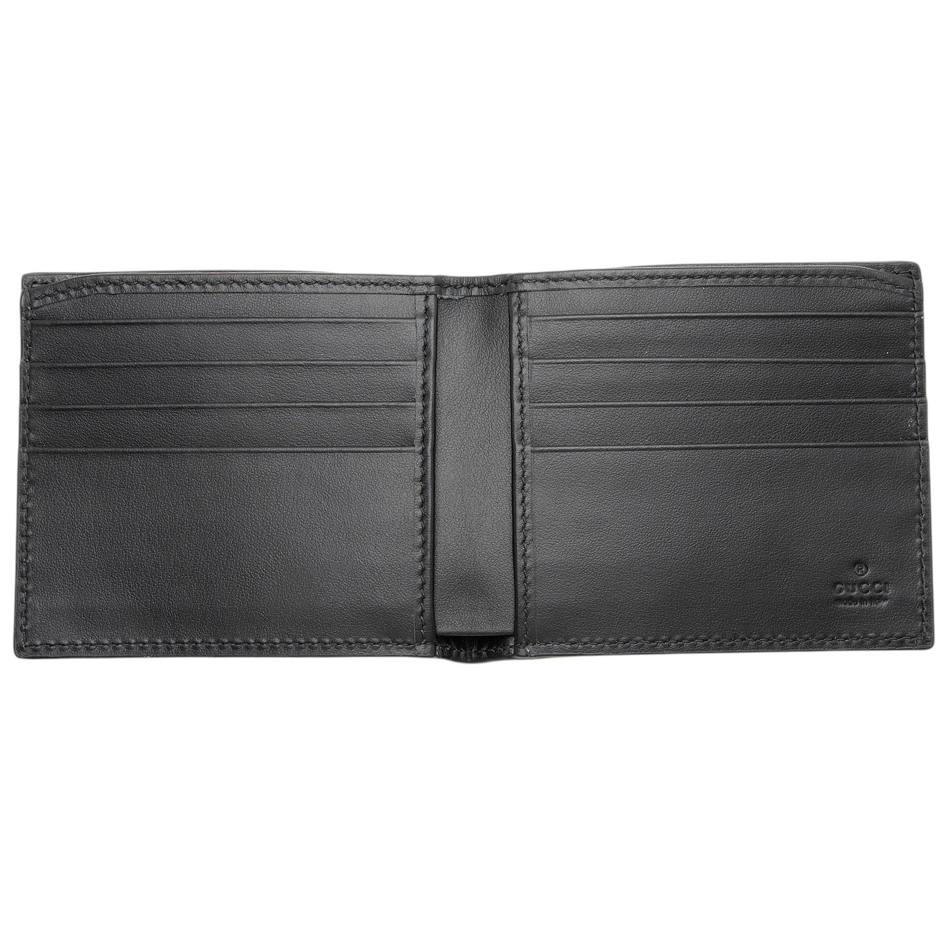 Gucci Jumbo GG Embossed Leather Bifold Wallet