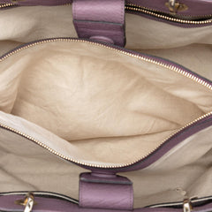 Gucci Large Calfskin Bamboo Shopper Satchel