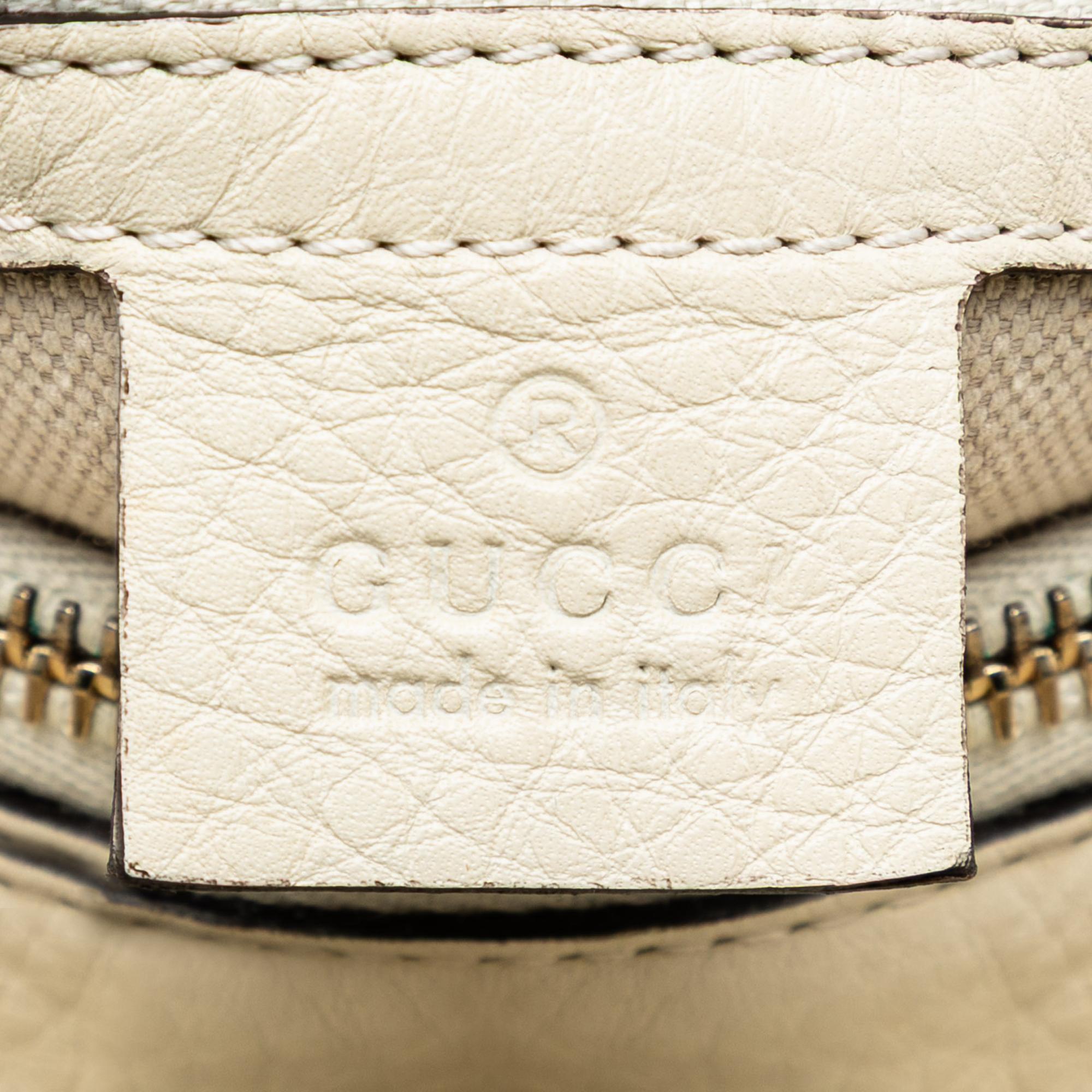 Gucci Large Calfskin Bamboo Shopper Satchel