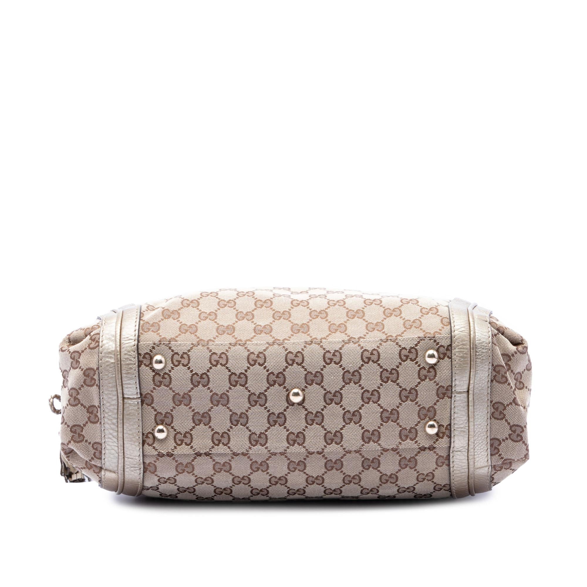 Gucci Large GG Canvas Bella Shoulder Bag