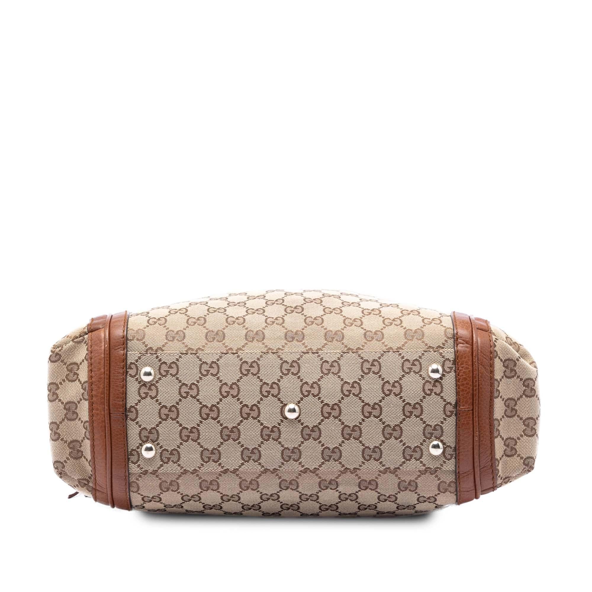 Gucci Large GG Canvas Bella Tote