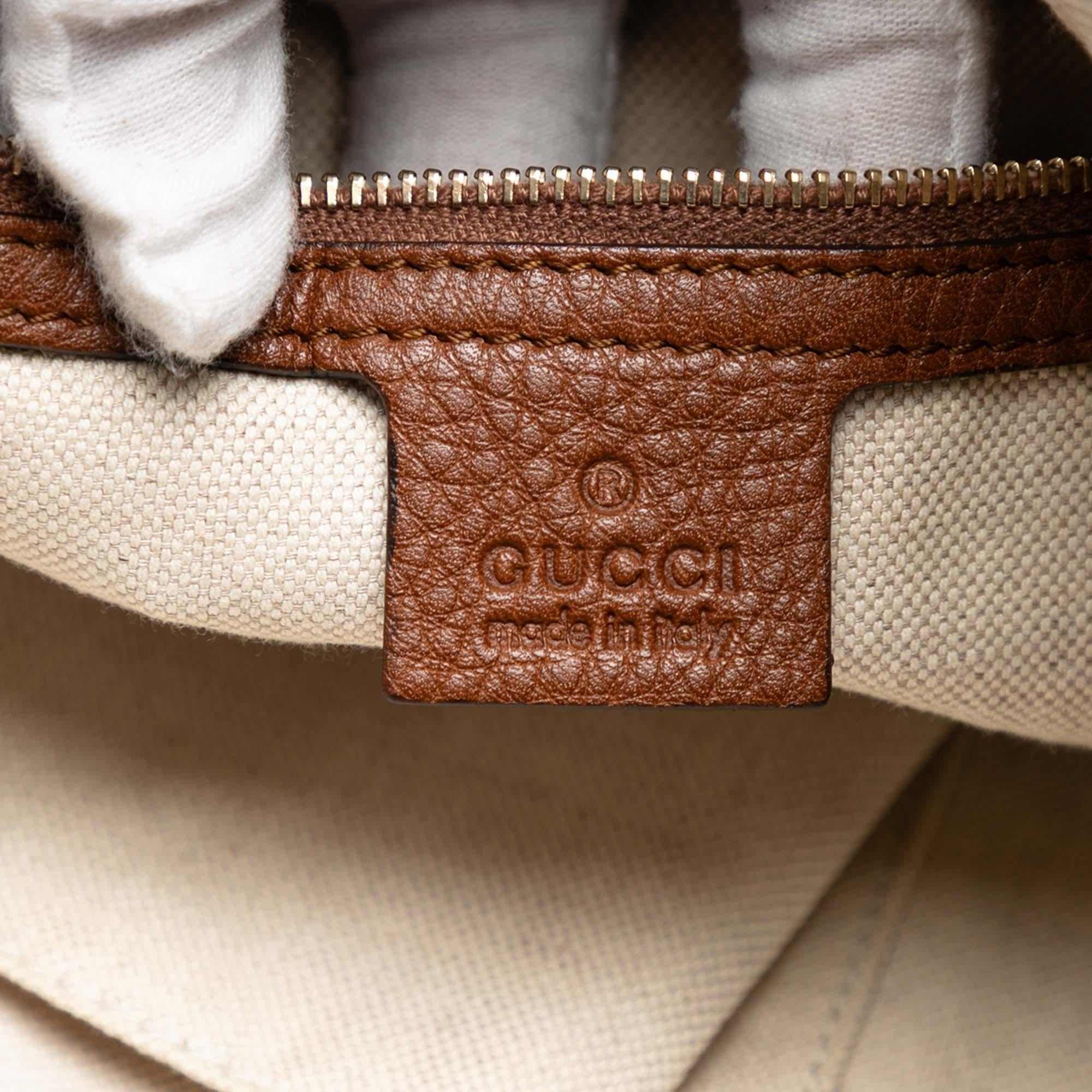 Gucci Large GG Canvas Bella Tote