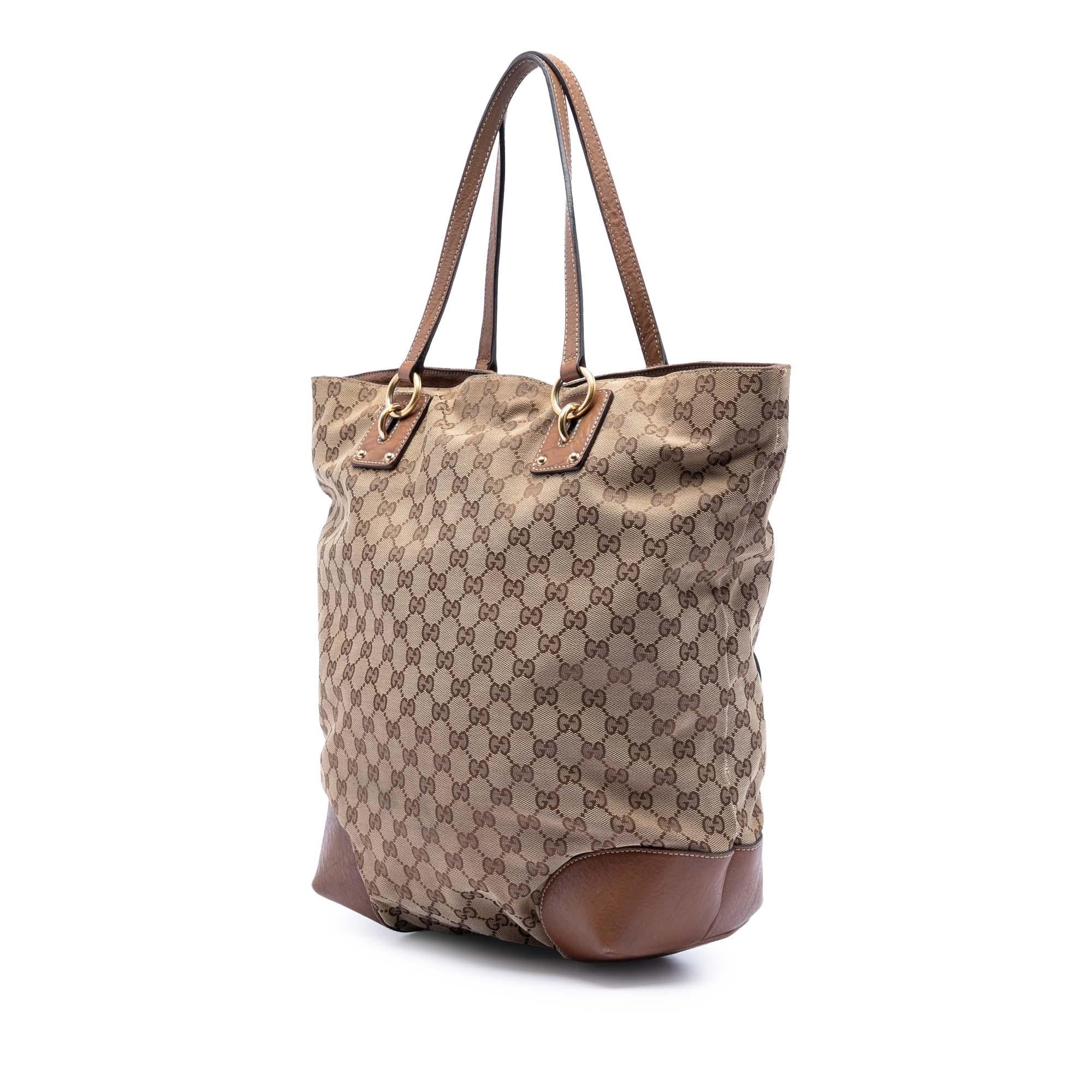 Gucci Large GG Canvas GG Charm Tote