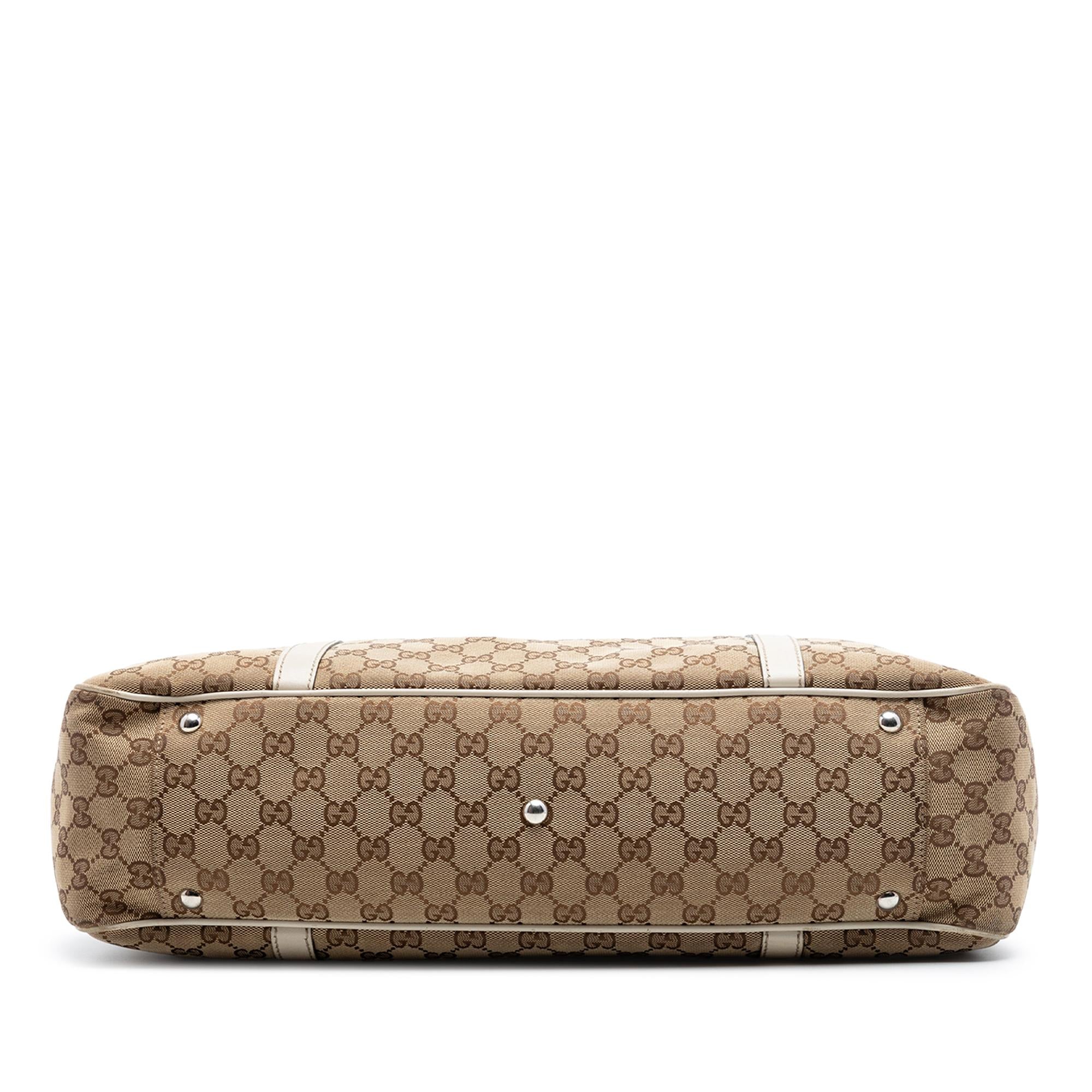 Gucci Large GG Canvas Twins Tote