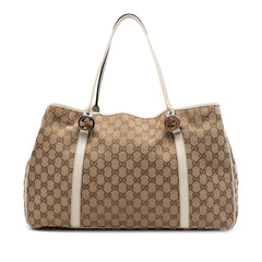 Gucci Large GG Canvas Twins Tote