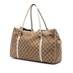 Gucci Large GG Canvas Twins Tote