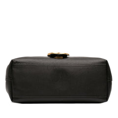Gucci Large GG Marmont Pebbled Calfskin Flap Shoulder Bag